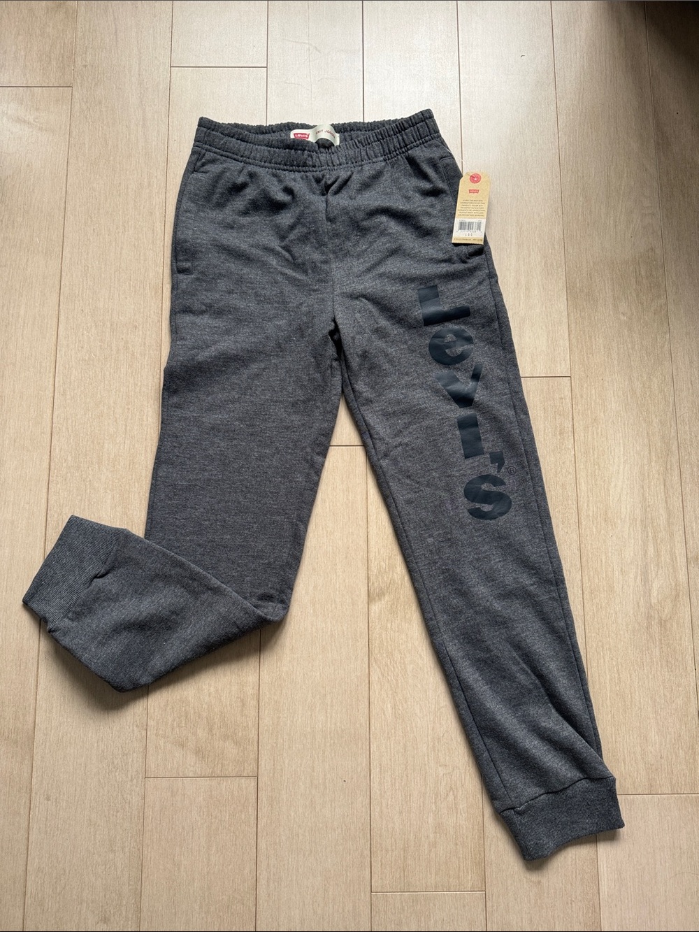 Levi's Kids Charcoal Gray Logo Joggers